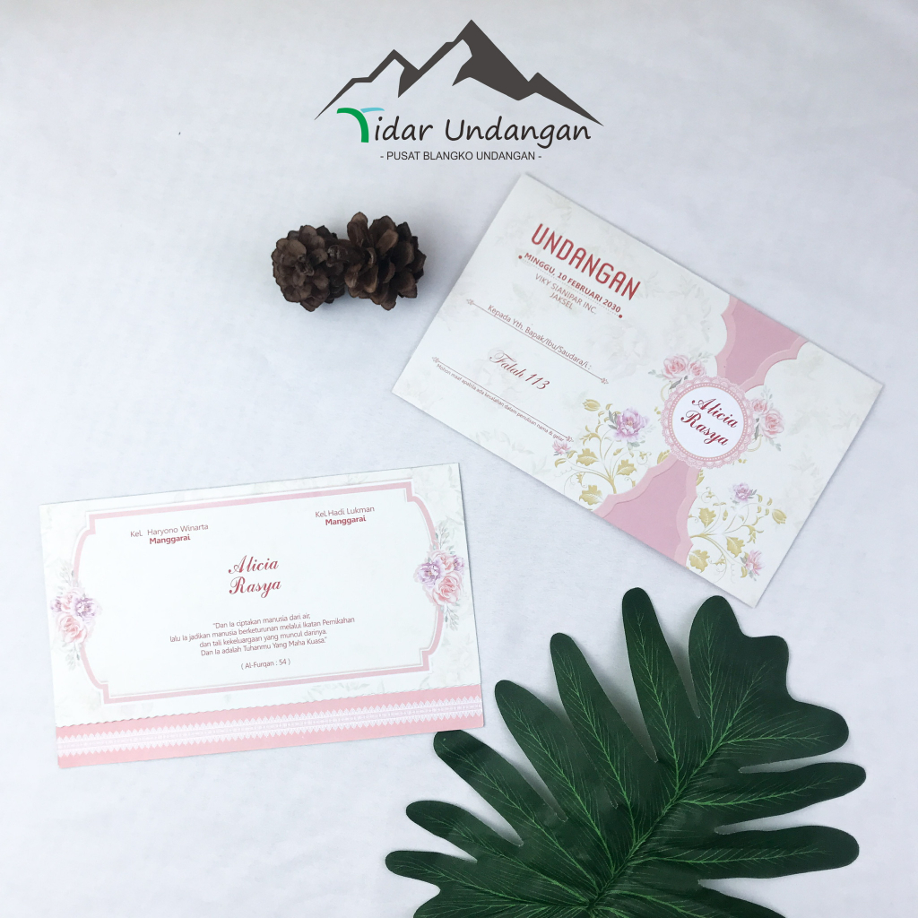 Blangko Undangan Pernikahan Falah 113 Harga Murah