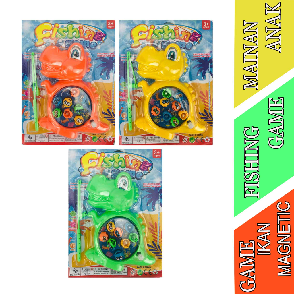 Game Magnetic - Dino Fishing Game - Mainan Anak