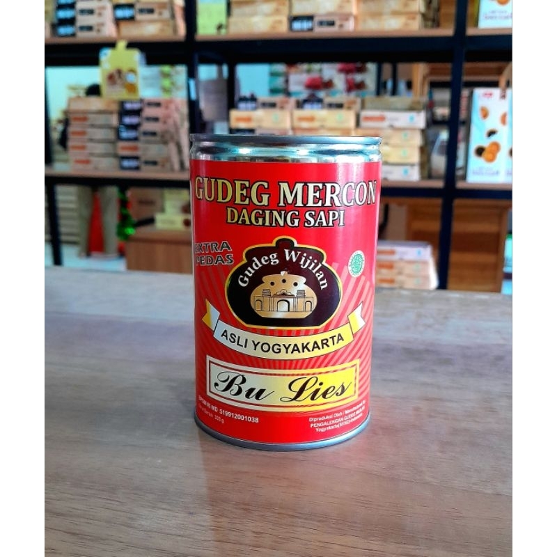

Gudeg Mercon daging sapi Bu Lies