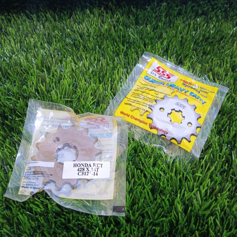 GEAR DEPAN SSS 428 14 KCT GL MP TIGER CBR