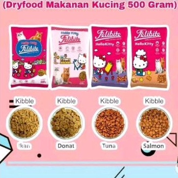 MAKANAN KERING FELIBITE MAKANAN KUCING MAKANAN KUCING 500GR