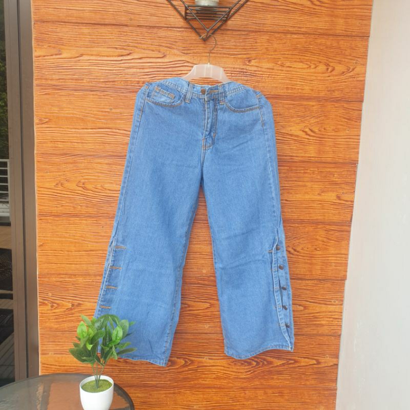 Kulot Jeans Zara Highwaist