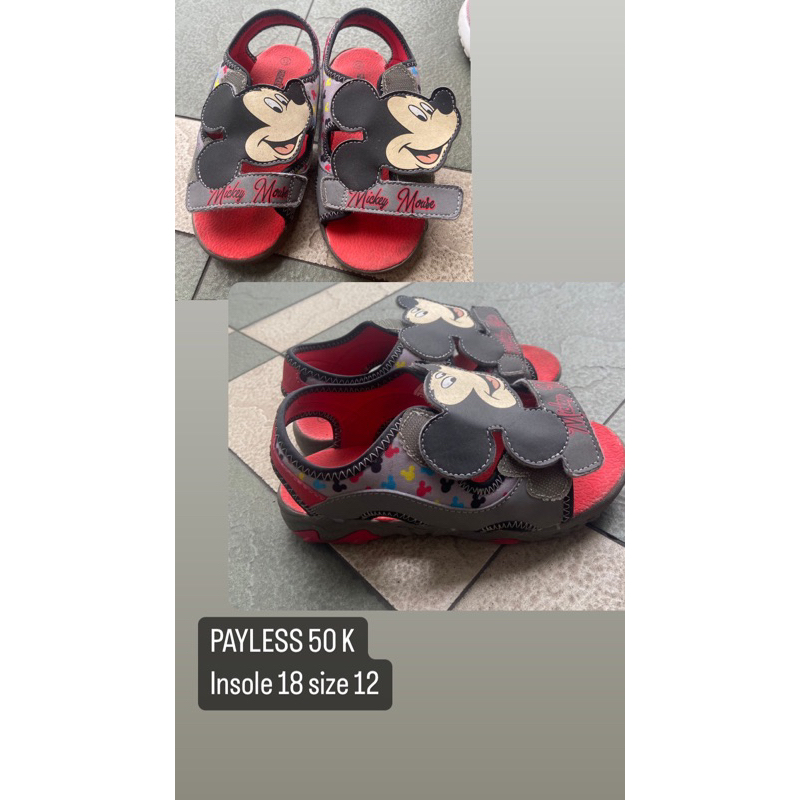 preloved sendal anak perempuan / laki laki by payless
