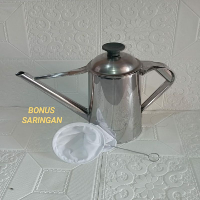 TEKO THAI TEA UKURAN 1 LITER/TEKO TEH TARIK/TEKO STAINLESS MURAH