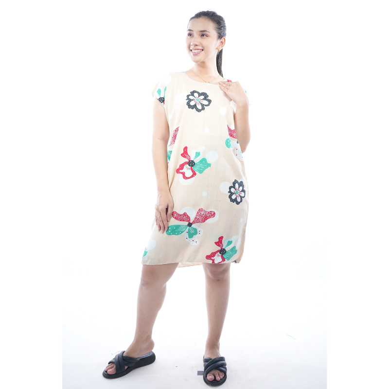 BATIK TRUSMI 100RIBU DAPAT 4 Daster Rumahan Baju Tidur Terusan Wanita Model Midi