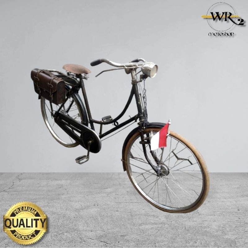 Tiang Bendera Sepeda onthel