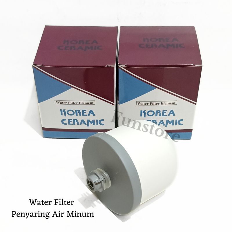 Water Filter Penyaring Air Minum/Filter Purifer Saringan Air Korea Keramik
