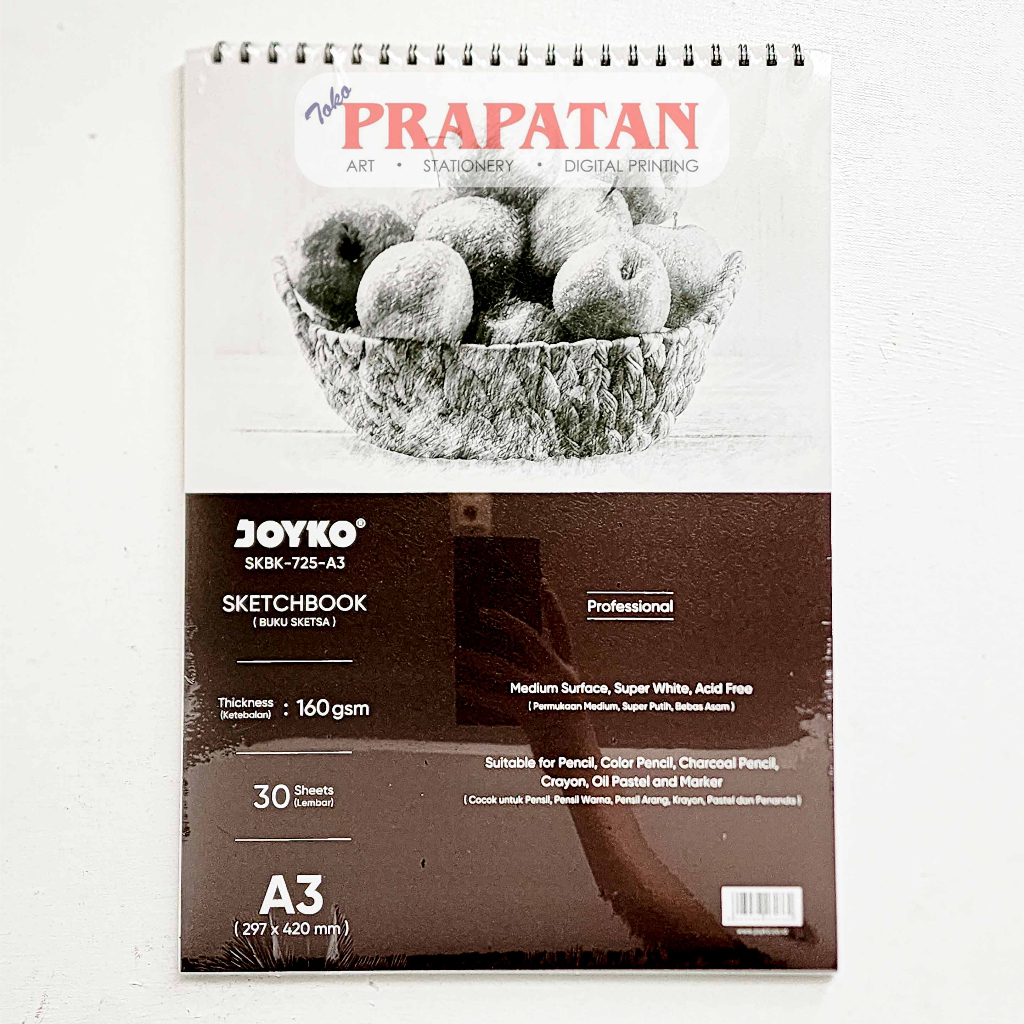 

Joyko Spiral Sketchbook SKBK-725-A3 | Buku Gambar