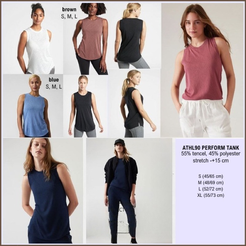 Tank Top Branded Wanita - ATHL 90 PERFORM TANK