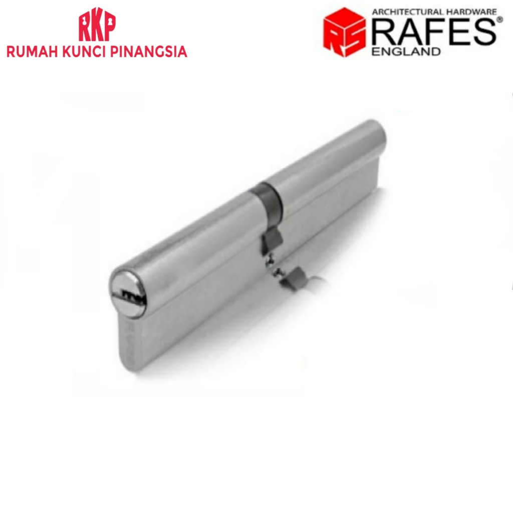 Door Cylinder Lock Kunci Silinder Pintu Kunci-Kunci 18 cm Silver Kuningan RAFES SL 6348