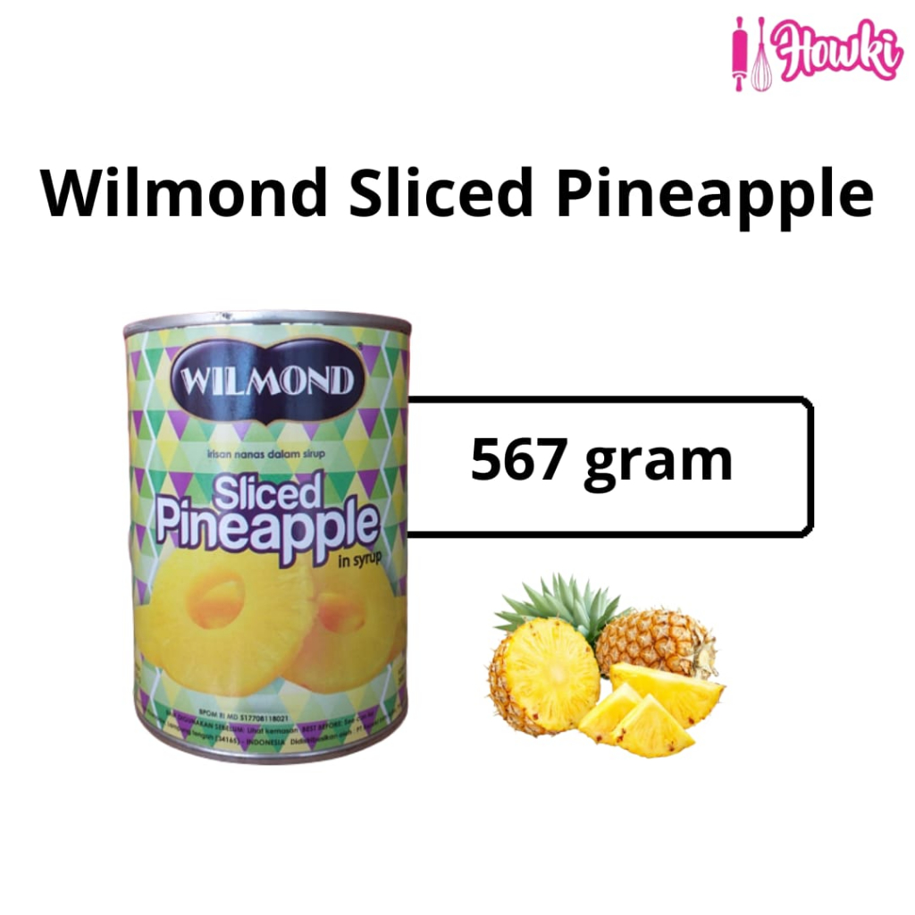 

Wilmond sliced pineapple in syrup 567 gr