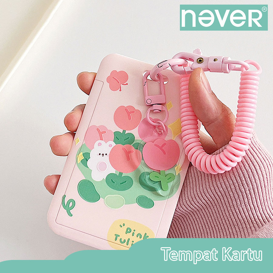 

Never Official- Tempat kartu card holder name tag gantungan tas