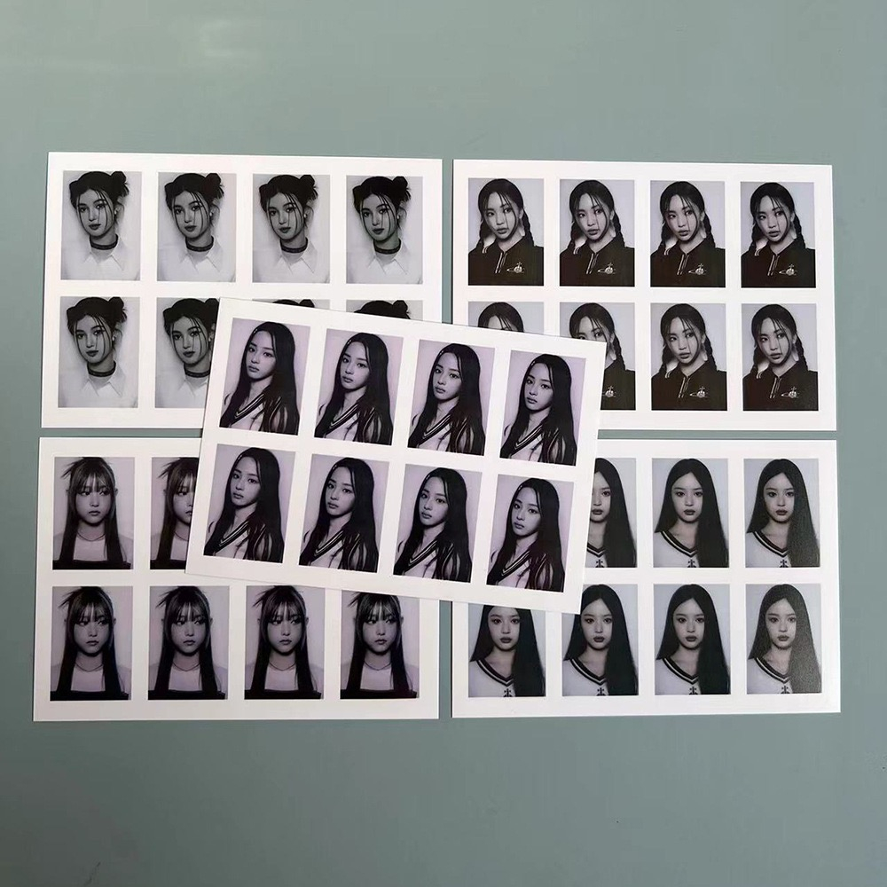 [kstuffind] (1) NEW JEANS PHOTO ID PICTURE MEMBER NEW JEANS ID PHOTO FOTO MURAH MINJI HANNI DANIELLE