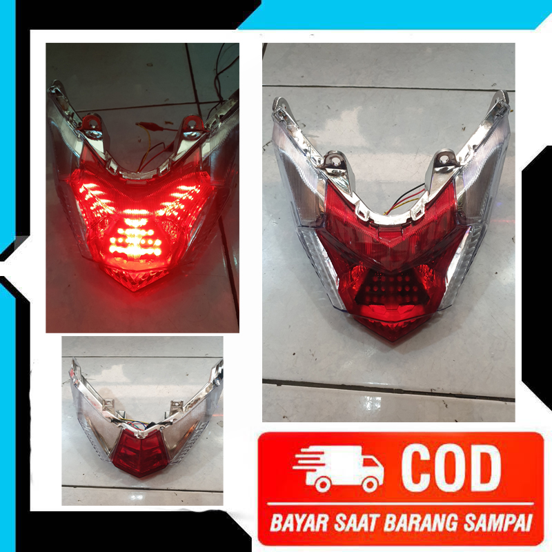 1 SET LED STOP RUNNING VARIO 125  150 LED OLD TH 2015 S/D 2017 LENGKAP DENGAN STOPLAMP