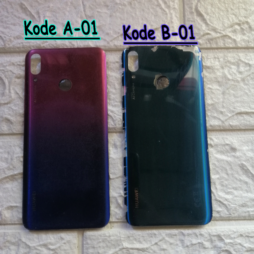 Backdoor Huawei Y9 2019 ( JKM-LX1 ) Casing Original copotan - back cover case belakang