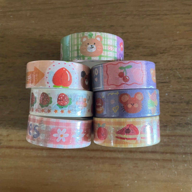 

Washi Tape Roll Isolasi Kertas Motif Lucu