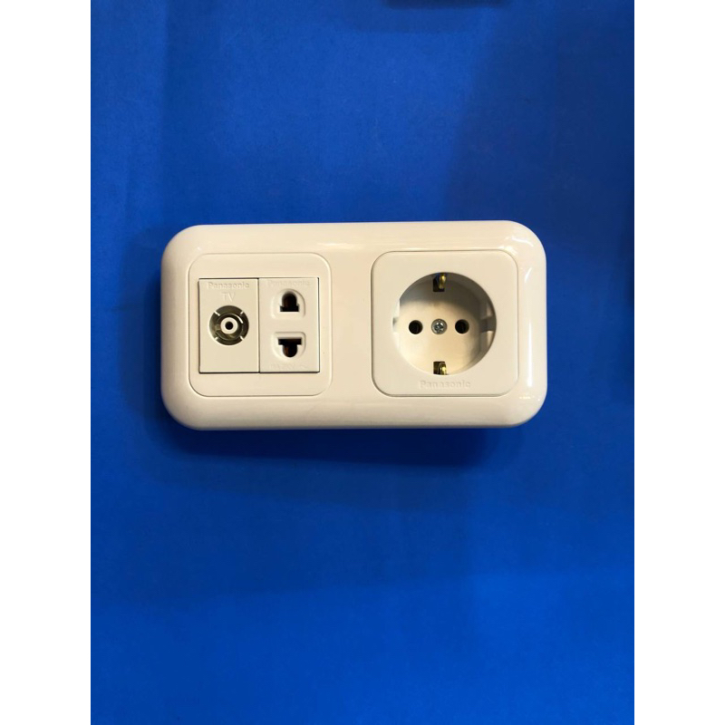 stop kontak + stop kontak universal + tv