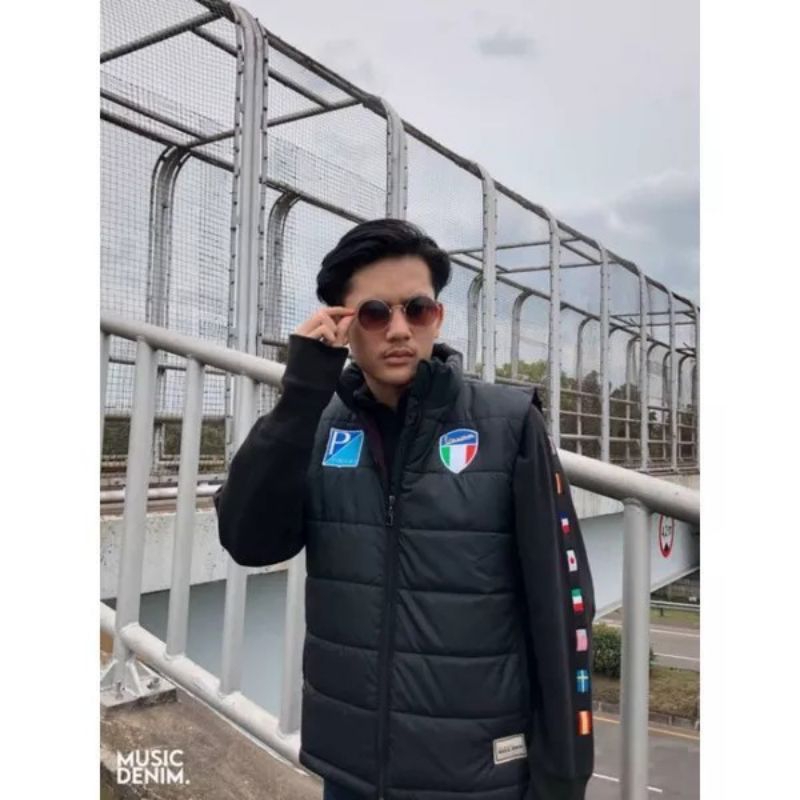 rompi motor penahan angin / rompi parasut tebal / rompi bikers / rompi pria / rompi motor / Rompi ke