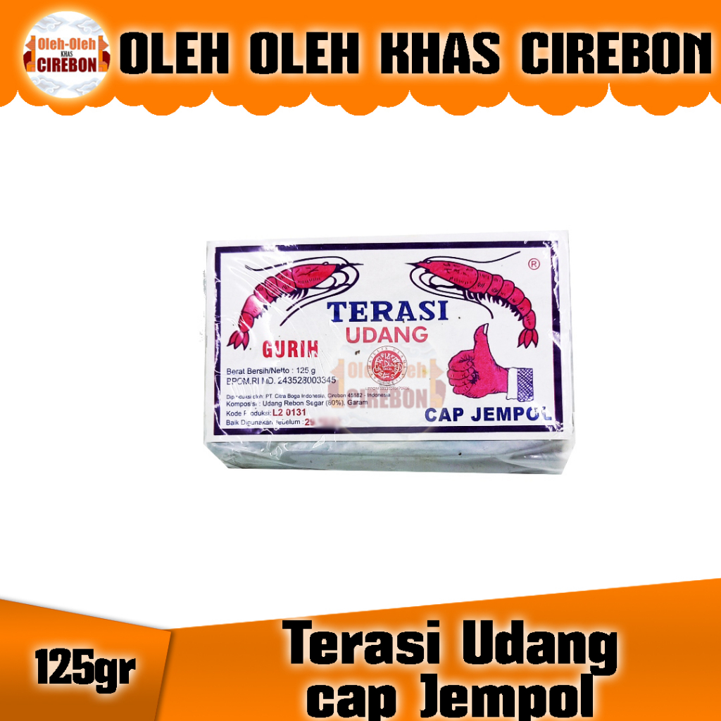 

Terasi Udang Rebon cap Jempol Oleh Oleh Khas Cirebon