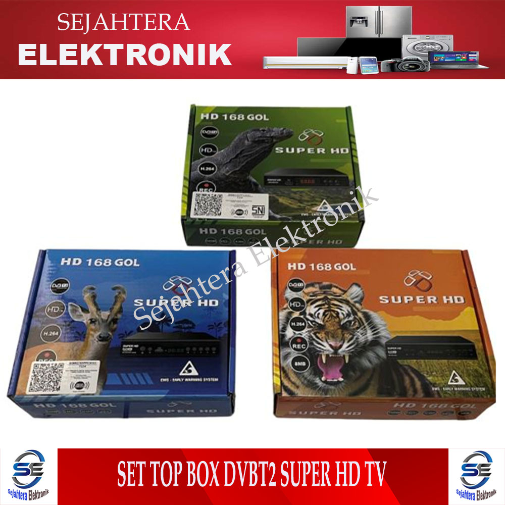 STB Super HD Komodo, Kijang Dan Harimau - SET TOP BOX DVBT2 SUPER HD KOMODO, Kijang, Harimau TV Seja