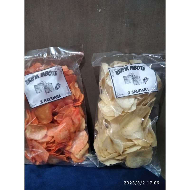 

Keripik talas / kripik mbote 2 varian rasa 230gr (free packing)