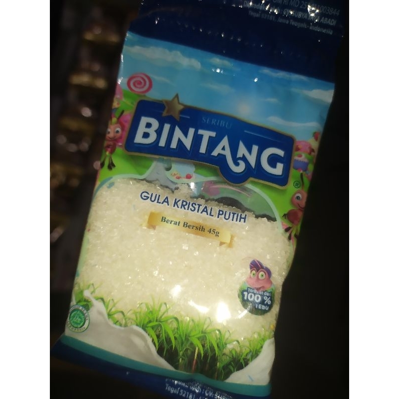 

Gula Pasir Bintang Renceng isi 10 sachet