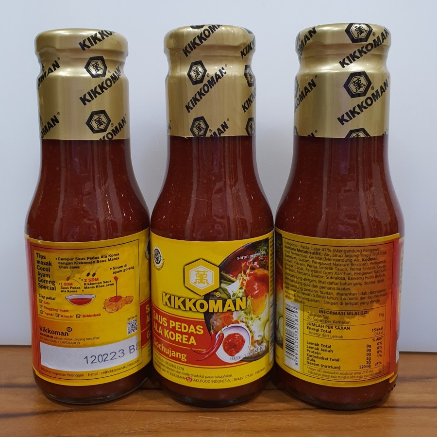 

gochujang saus pedas ala korea kikkoman 300 g/jual gochujang saus pedas harga promo grosir termuarah