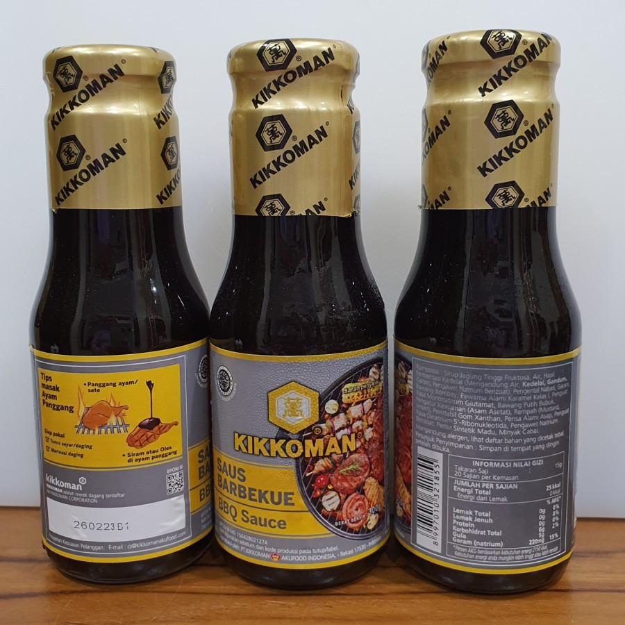 

saus kikkoman BBQ / bbq sauce 300 g halal