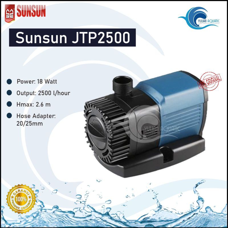 pompa air kolam ikan SUNSUN JTP-2500