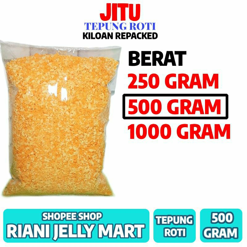 

Tepung Roti 500 Gram Repack Jitu