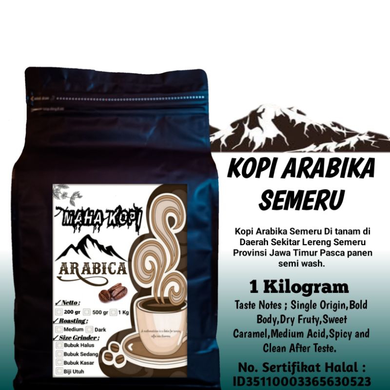 

Kopi Arabica 1kg Original Bubuk Arabika Asli
