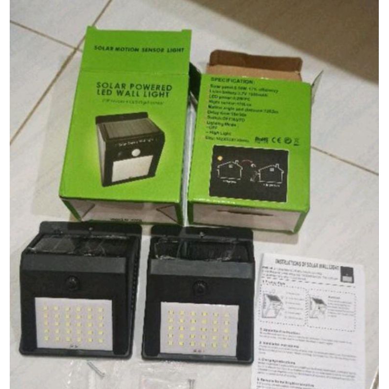 lampu solar tenaga matahari 30 led
