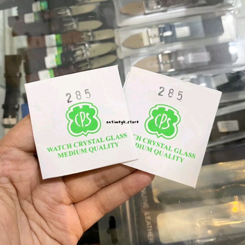 Kaca Jam Tangan Bulat Datar Alat Servis