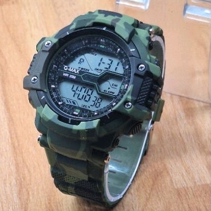 JAM TANGAN PRIA SPORT QIMAX ORIGINAL ARMY BISA BUAT BERENANG
