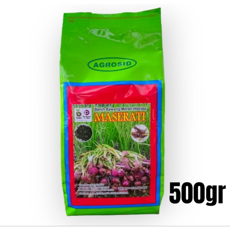 Benih Bawang Merah MASERATI F1 Kemasan 500gr