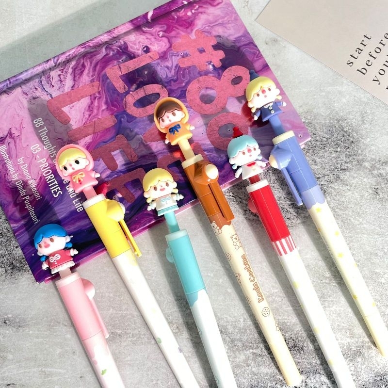 

Pulpen Rolling Ball Cute Girl Pulpen Unik Pen Gel Alat Tulis Kantor Lucu Unik Termurah Bisa COD Kado Viral Termurah