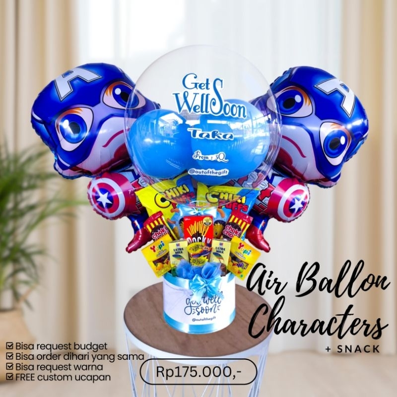 

Air Ballon Character + Snack