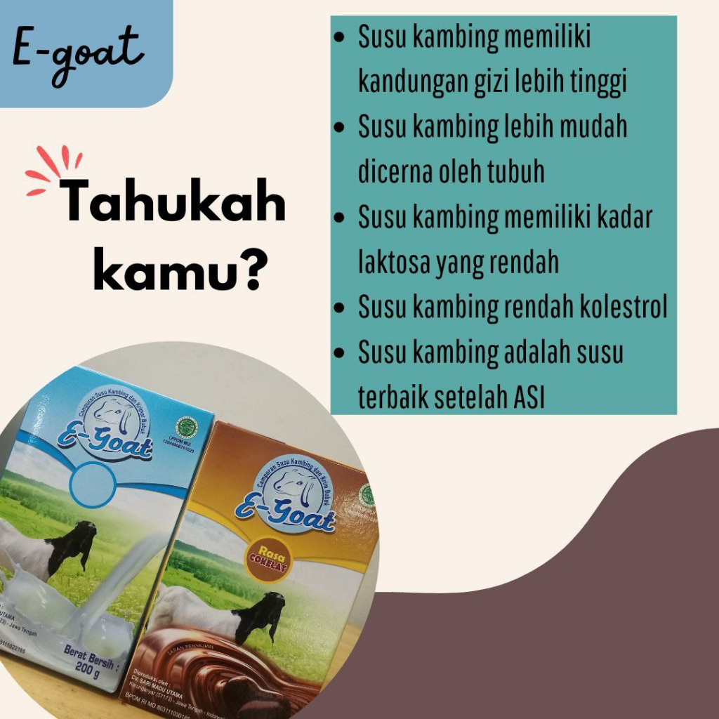 

susu kambing egoat e-goat