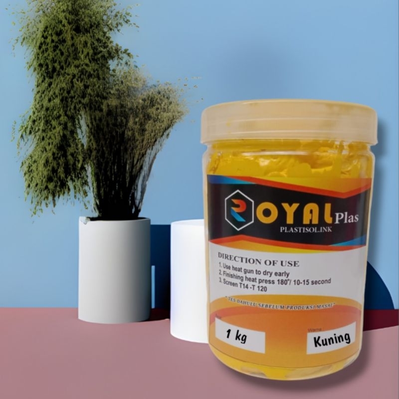 

TINTA SABLON PLASTISOL.Ink KUNING ECO 1Kg