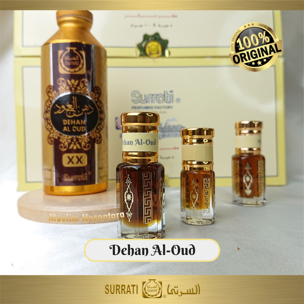Parfum Surrati Dehan Al-Oud Original / Bibit Parfum Surrati Aroma Gaharu Termurah