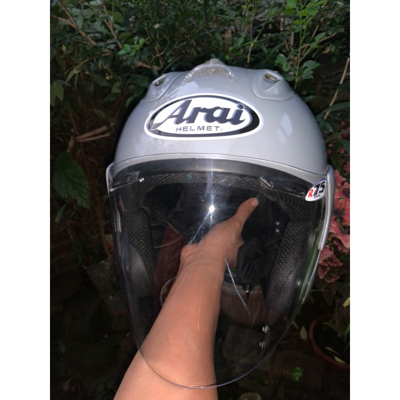 HELM SCOTT ARAI GREY RAM 4 SIZE XL FIT L (LIKE NEW)