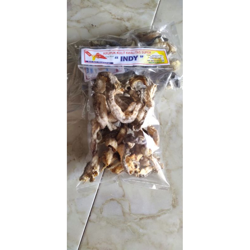 

krupuk kulit ikan remang cap INDY