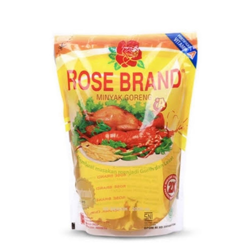 

Minyak goreng Rose brand 2 liter