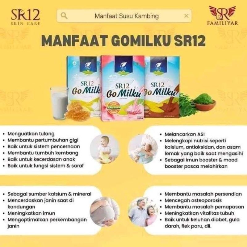 

Susu Bubuk Etawa gomilku SR12 100% Original