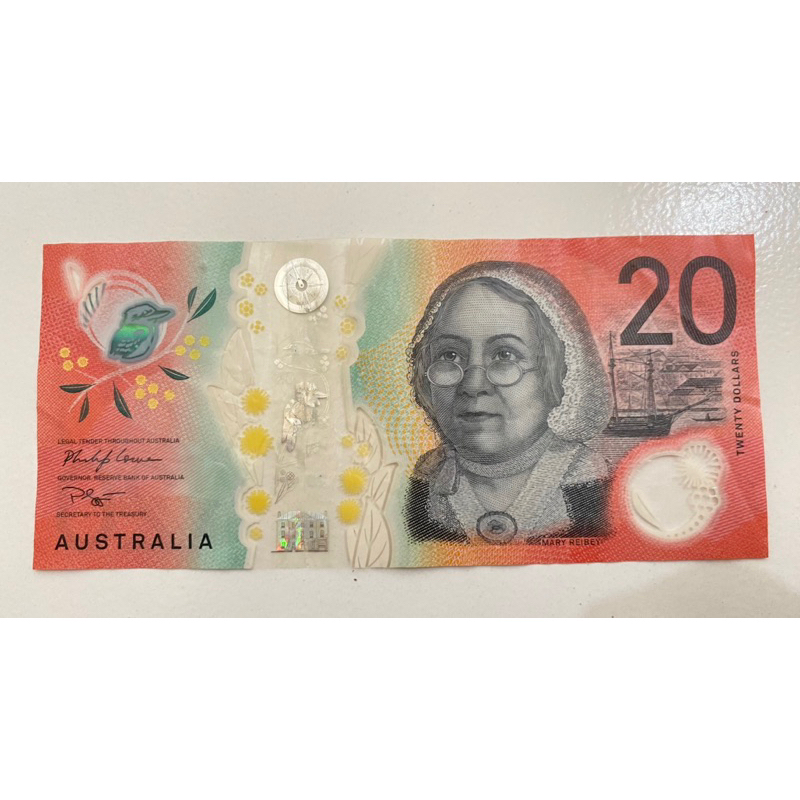 Koleksi Uang Kertas Asing ASLI negara Australia nominal 20 Dollar