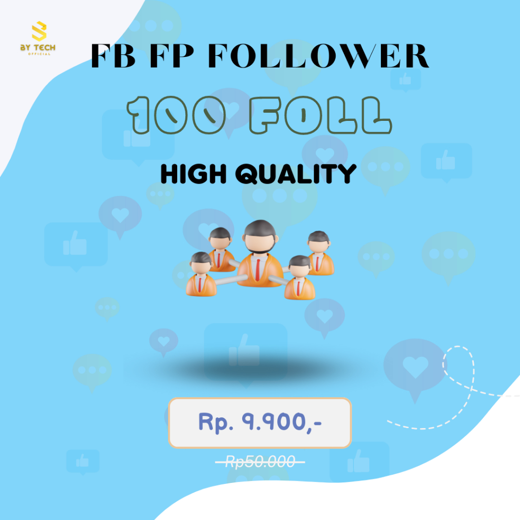 Fanspage Follower High Quality 100