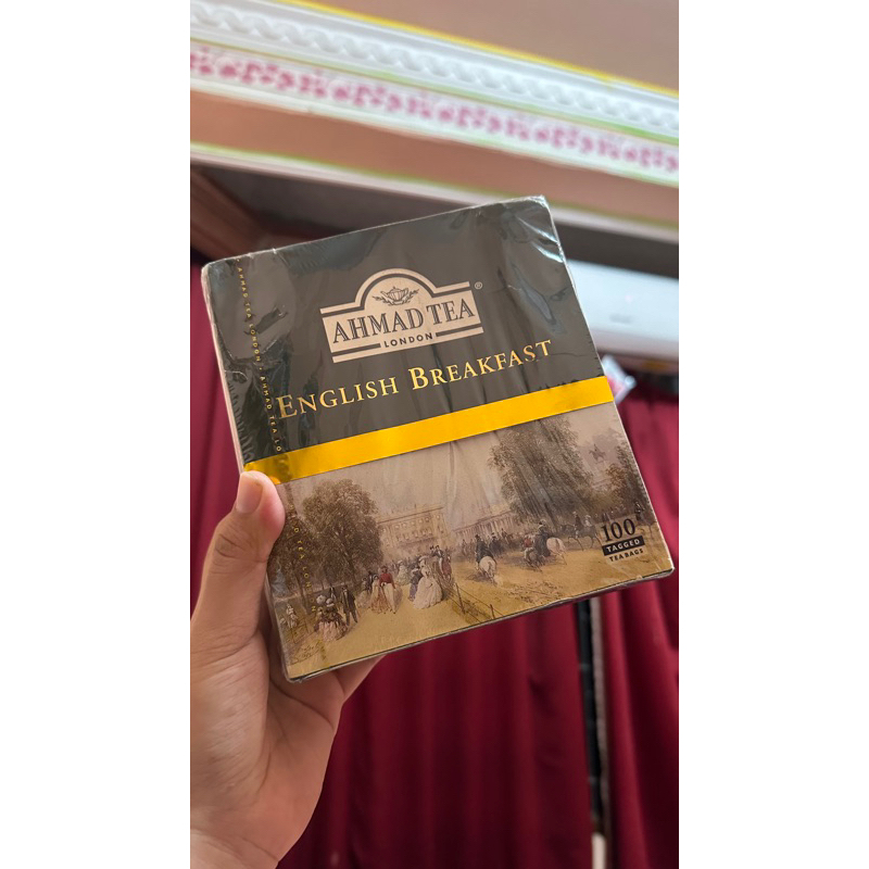 

Ahmad Tea London English Breakfast isi 100 x 2gr berat 200gr