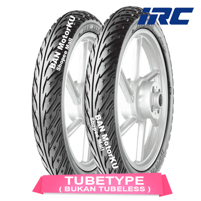 IRC NR 72 ( NR72 ) ukuran 80/90-17 & 90/90-17 Ban Motor Tubetype (Tidak tubeless) Vixion Old