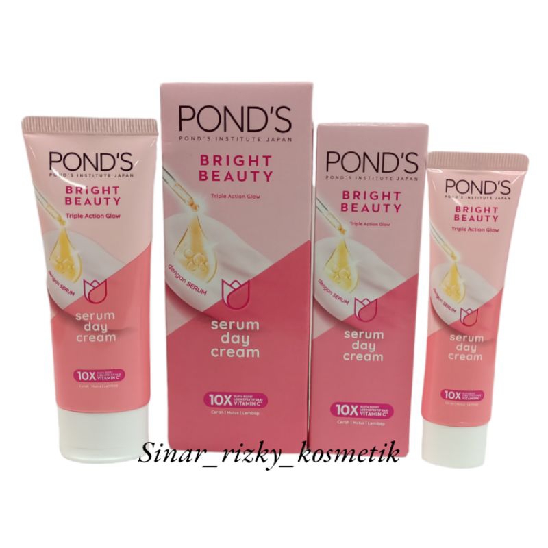Pond's Bright Beauty SERUM DAY CREAM | Pelembab Day Cream Ponds