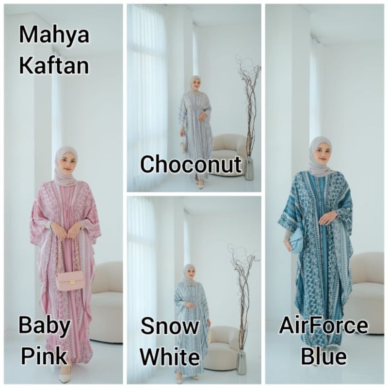 Le Khari Original - Mahya Kaftan - Kaftan Wanita Terbaru - Kaftan Rayon Viscose
